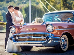 Chevrolet Bel Air 1957 Hochzeitsauto Oldtimer Mieten Ausfahrt US Car
