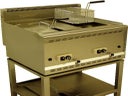 Gas Friteuse 2 x 15 Liter Fritteuse 20 kw Standgerät - Galerie - Bild 1