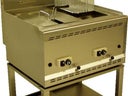 Gas Friteuse 2 x 15 Liter Fritteuse 20 kw Standgerät - Galerie - Bild 1