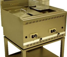 Gas Friteuse 2 x 15 Liter Fritteuse 20 kw Standgerät
