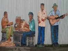 Brasilianische Band - Cut Out, Zigarren, Kuba, kubanisch