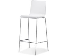 Design Barhocker Kuadra mieten – Weiß & Modern – Stapelbar & Ergonomisch