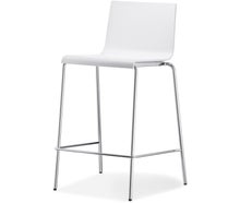 Design Barhocker Kuadra mieten – Weiß & Modern – Stapelbar & Ergonomisch