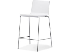 Design Barhocker Kuadra mieten – Weiß & Modern – Stapelbar & Ergonomisch