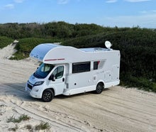 Unser Familienwohnmobil der Marke Roller für bis zu 7 Personen mit toller Ausstattung