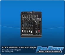 RCF 8 Kanal Mixer mit MP3 Player