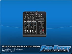 RCF 8 Kanal Mixer mit MP3 Player