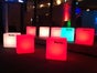 LED Würfel / Cube / Sitzwürfel / Leuchtwürfel / LED-Würfel / Deko Würfel / Lichtobjekt / Hocker / Lounge Möbel mieten - Galerie - Bild 4