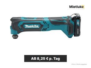 Akku-Multitool 12V mieten - ab 8,25 € pro Tag