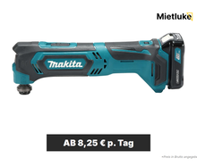 Akku-Multitool 12V mieten - ab 8,25 € pro Tag