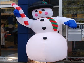aufblasbarer Schneemann, Weihnachtsmann, inkl. 19%MwSt.