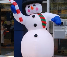 aufblasbarer Schneemann, Weihnachtsmann, inkl. 19%MwSt.