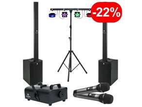 Event Paket mieten (ab € 279): Sound, Licht & Nebel ✓ HK Audio Polar 12 ✓ Bis 200 Personen ✓ Plug & Play Komplettset