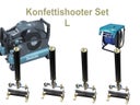 Konfettishooter  L - 4er Set - Konfettikanone -Streamer