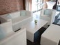 2-Sitzer Loungebank / Hocker / Sitzbank in weiß QUBO2 XL - Galerie - Bild 2