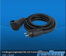 Verlängerungskabel 5m mit Kontrollleuchte