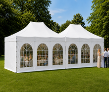 Event-Faltzelt  4x12 m Pavillon Festzel Partyzelt inkl. Auf- und Abbau