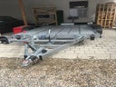 Autotransportanhänger, hydraulisch kippbar mit Seilwinde, Tieflader