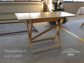 Holzstehtisch