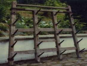 Flachsbank, Pflug, Egge, Bauernhof, Ackerbau, Nostalgisch
