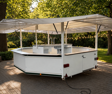 Bierwagen Ausschankwagen mieten leihen