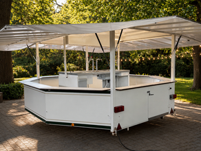 Bierwagen Ausschankwagen mieten leihen