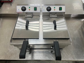 Friteuse Fritteuse Doppelfriteuse 2 x 220V