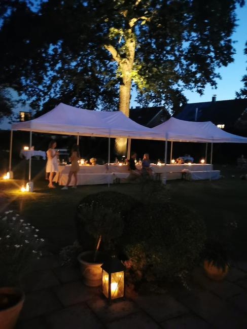 Pavillon mieten für Gartenpartys, Hochzeiten und Firmenevents