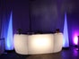 Mobile Cocktailbar // Bar // Beleuchtete Cocktailbar // Eventbar // Partybar // Tresen // Theke // Messestand // Messecounter // Messetresen // beleuchtet - Galerie - Bild 2