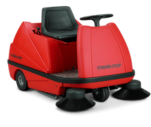 Kehrsaugmaschine TwinTop 1100E (Aufsitz) von Stolzenberg zur Miete