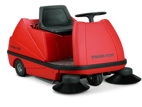 Kehrsaugmaschine TwinTop 1100E (Aufsitz) von Stolzenberg zur Miete