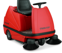 Kehrsaugmaschine TwinTop 1100E (Aufsitz) von Stolzenberg zur Miete
