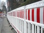 Schrankenzaun 2,00 x 1,00 m, Kunststoff, Absperrgitter - Galerie - Bild 3