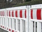 Schrankenzaun 2,00 x 1,00 m, Kunststoff, Absperrgitter - Galerie - Bild 3
