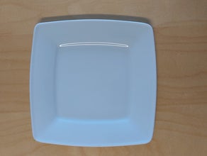 Vorspeisenteller / Dessertteller 21x21 cm "Quadro" weiß - Teller