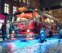 "Independence Greyhound Bus" - Greyhound Bus von 1948 - Limo