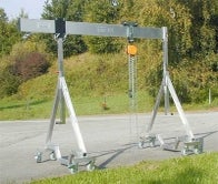 Portalkran - Unter Last fahrbare Ausführung Traglast: 1000 kg.