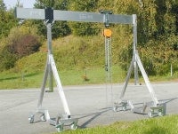 Portalkran - Unter Last fahrbare Ausführung Traglast: 1000 kg.
