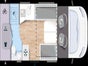 Wohnmobil Benimar Tessoro T488 Select Grundriss gleich Chausson 640 - Galerie - Bild 2