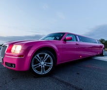 Pinke Stretchlimousine