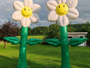 Aufblasbare Blumen 4m hoch