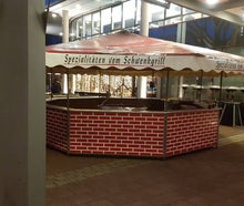 Schwenkgrill, Grill, Grillpavillon, Grillstand, Bierpavillon