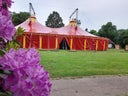 Zirkuszelt 780m² - 4 Master - rot/gelb - Gala -Firmenevent - Festival - Galerie - Bild 1
