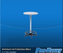 Stehtisch mit Fußstütze 80cm