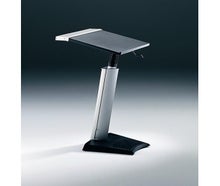 DESIGN Rednerpult ARC 20216-H (höhenverstellbar 100-130cm) silberfarben