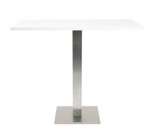 Hochtisch / Stehtisch INOX HIGH MIDI weiß