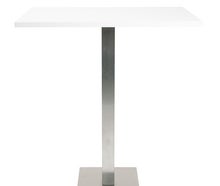 Hochtisch / Stehtisch INOX HIGH MIDI weiß