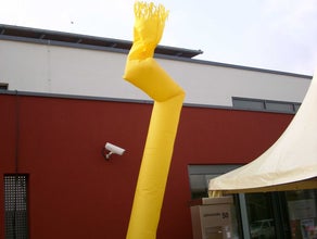 Skytube, gelb, tanzender Luftschlauch