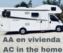 GROSSE ALKOFEN-WOHNMOBIL WEINSBERG CARAHOME KLIMAANLAGE IM WOHNBEREICH.