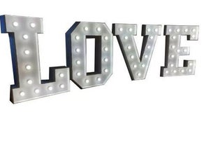 Love Letters Leuchtbuchstaben Marquee Letters LED